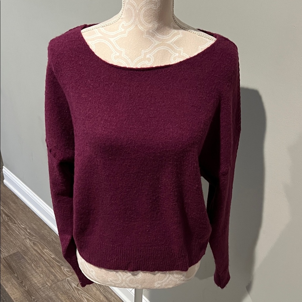 Evereve Jessica Whipstich off Shoulder Sweater
